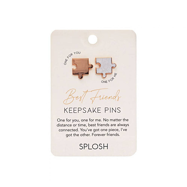 Forever Connected Best Friends Keepsake Pin