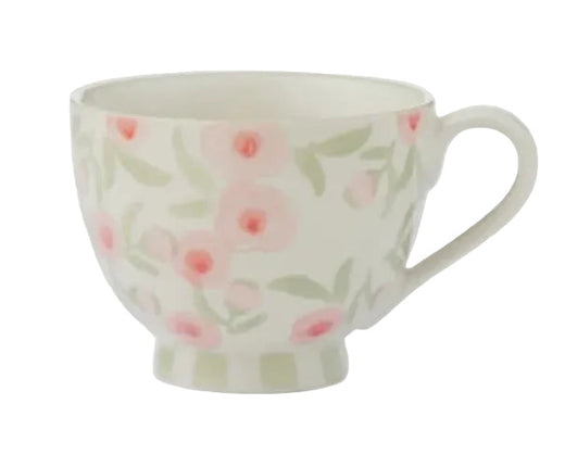 Assemble Lauren Ceramic Mug 11x14x8.5 Green/Pink