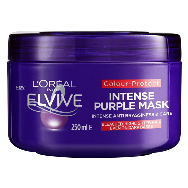 L'Oreal Paris Elvive Colour Protect Intense Purple Mask 250ml - OhYouLuckyDuck.com.au