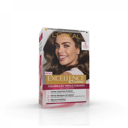 Loreal Excellence 5 Brown - OhYouLuckyDuck.com.au