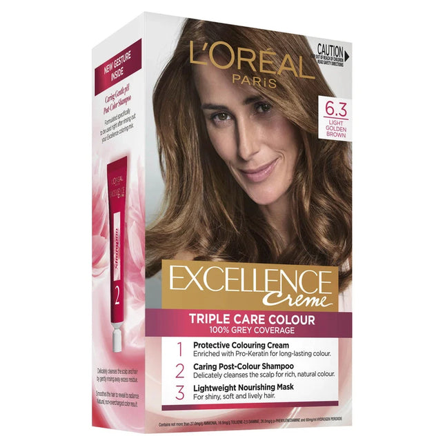 L'Oreal Paris Excellence Creme Permanent Hair Colour Light Brown - OhYouLuckyDuck.com.au