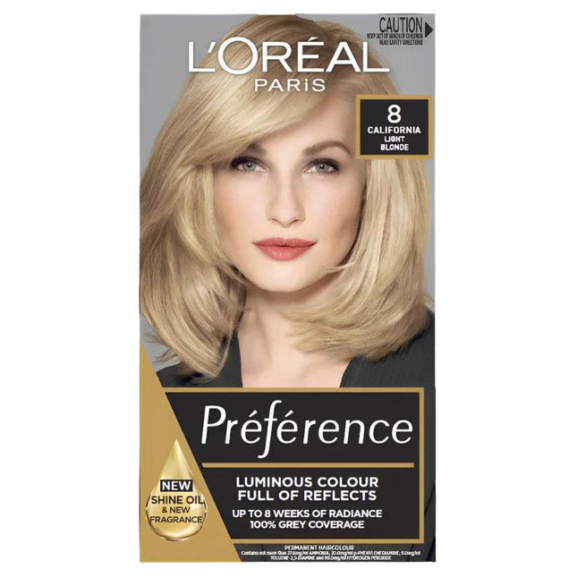 L'Oreal Paris Preference 8 California Blonde - OhYouLuckyDuck.com.au
