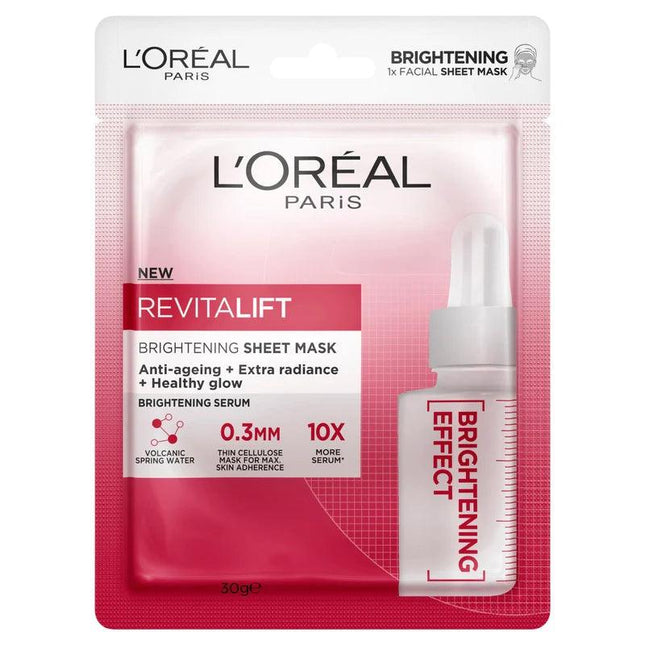 L'Oreal Paris Revitalift Brightening Sheet Mask - OhYouLuckyDuck.com.au