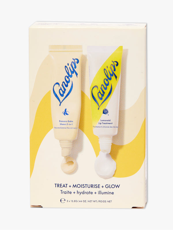Lanolips Banana Balm & Lemonaid Lip Treatment Duo