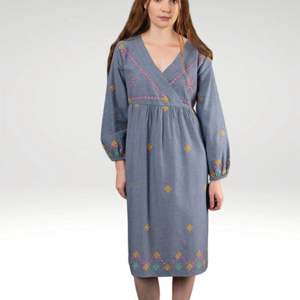 Zoha Online Lara Mock Wrap Dress