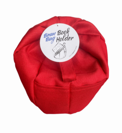 Bean Bag Book Holder Raspberry Blush
