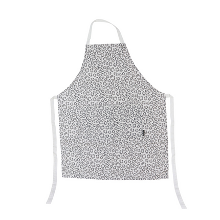 Wicked Sista Apron Watercolour Leopard