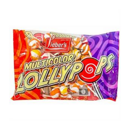 Liebers Ball Lolly Pops Multicolor Candy 340G