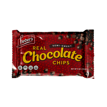 Liebers Real Chocolate Chips for Baking 255G