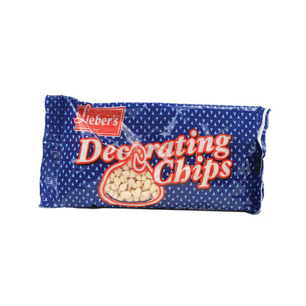 Lieber's White Decorating Chips for Baking and Topping 250G