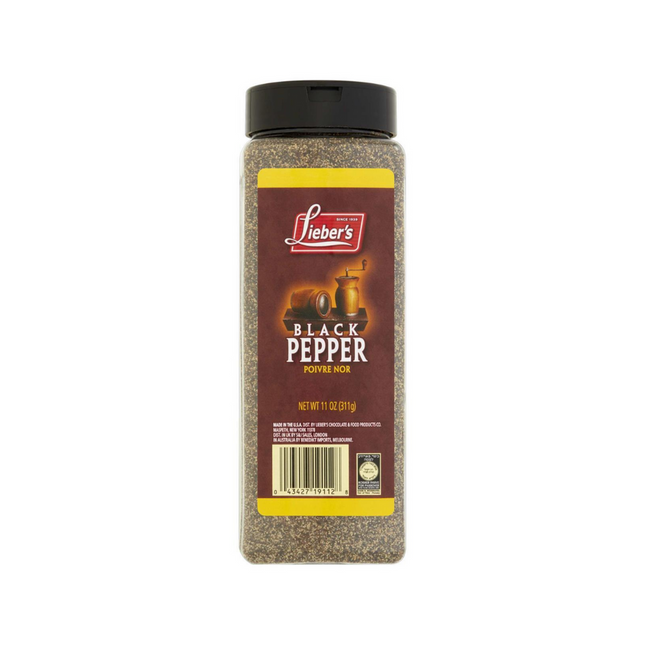 Liebers Ground Black Pepper for Seasoning and Cooking 311G