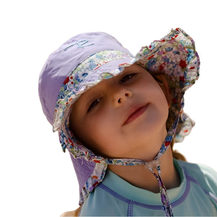 Radicool Microfibre Reversible Wide Brim Lilac Infant