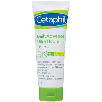 Cetaphil Daily Advance Ultra Hydrating Lotion 226g - OhYouLuckyDuck.com.au