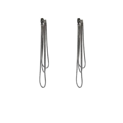 Elk Lans Drop Earrings with Contemporary Organic Shape