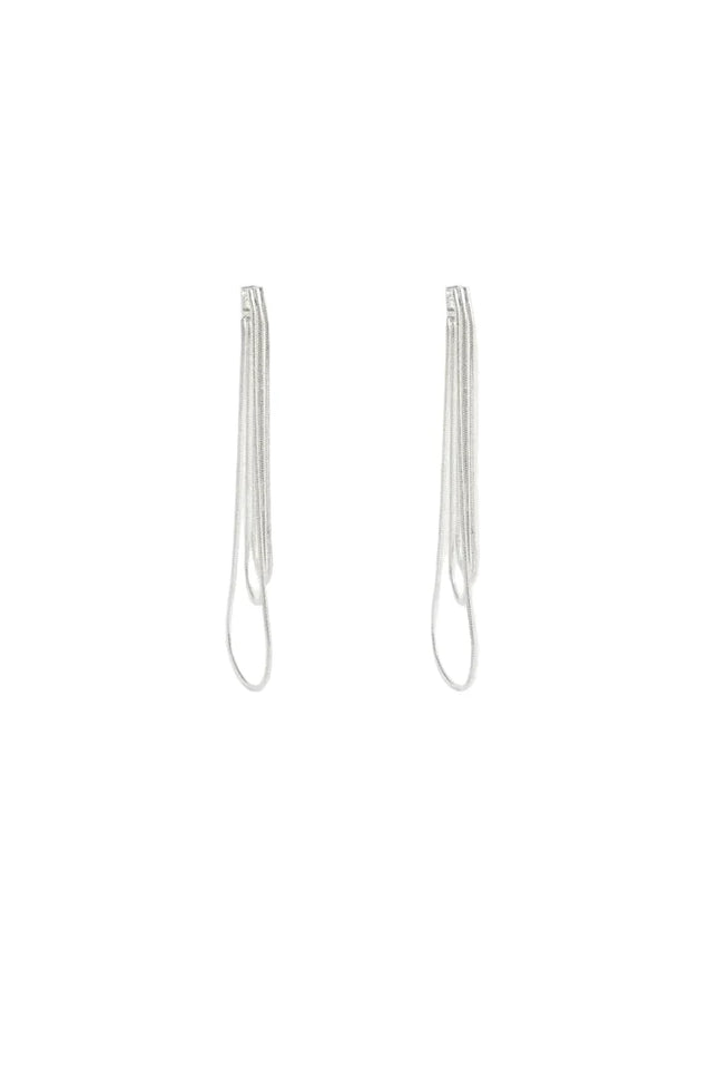 Elk Lans Drop Earrings with Contemporary Organic Shape