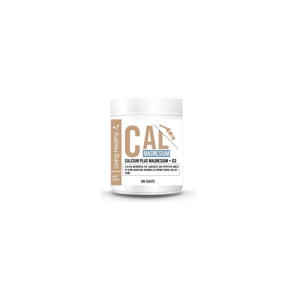 Living Healthy Calcium + Magnesium + D3 Tab 200 - OhYouLuckyDuck.com.au
