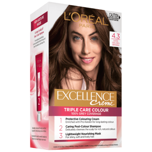 L'Oréal Excellence 4.3 Dark Golden Brown - OhYouLuckyDuck.com.au