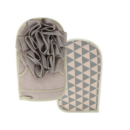 Wicked Sista Double Sided Loofah Glove Grey - OhYouLuckyDuck.com.au