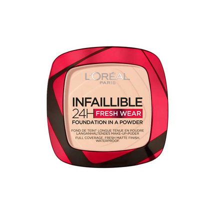 Loreal - Powder makeup Infaillible Fresh Wear - 180: Rose Sand - OhYouLuckyDuck.com.au