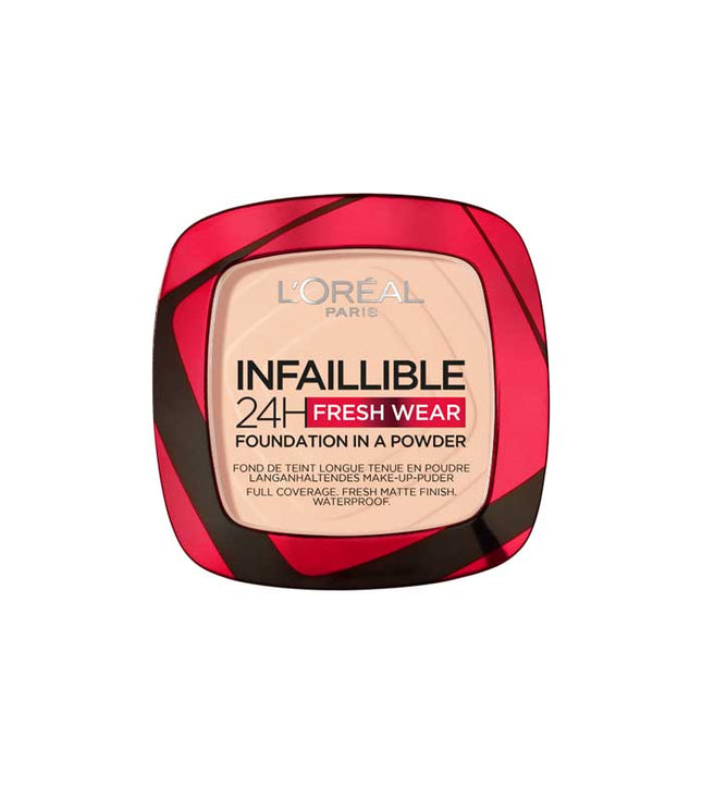 Loreal - Powder makeup Infaillible Fresh Wear - 180: Rose Sand - OhYouLuckyDuck.com.au