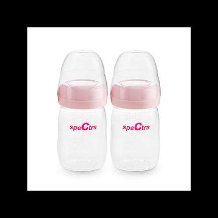 Spectra Wide Neck Breast Milk Storage Bottles 160ML