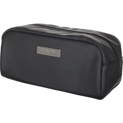 Ogilvies Luxury Unisex Cosmetic Toiletries Bag Black
