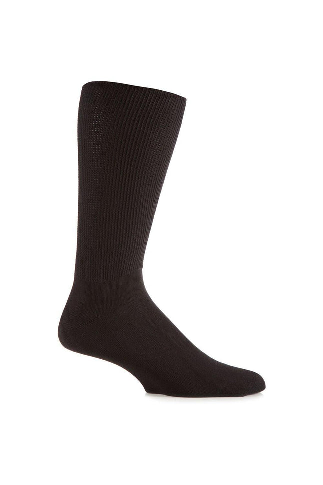Iomi Mens Oedema Ex/Wide Socks Black Size 9-11