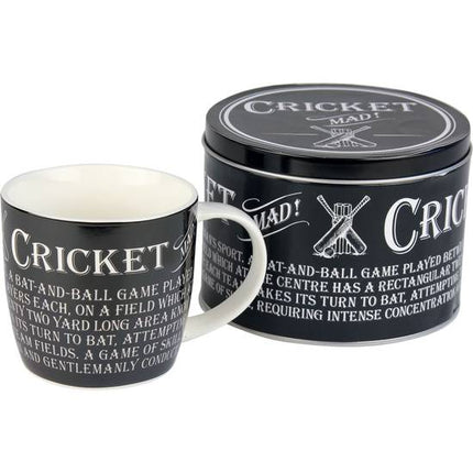Mug in a Tin Black Cricket