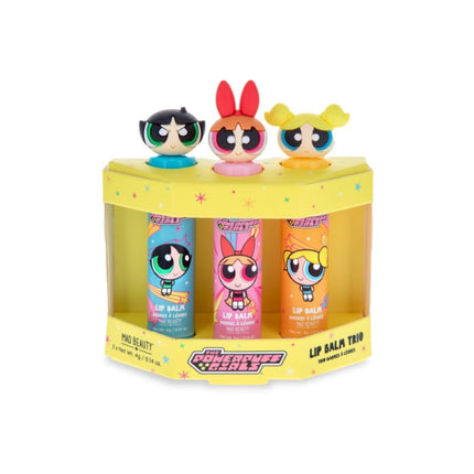 Mad Beauty Power Puff Girls Super Cute Lip Balm Trio Set 12G