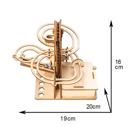 Marble Run Kit Wooden 3D DIY Assemble Puzzle Toy - OhYouLuckyDuck.com.au