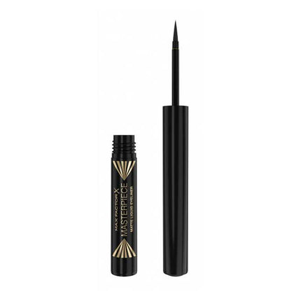 Max Factor - Matte Liquid Eyeliner Masterpiece - 01: Black
