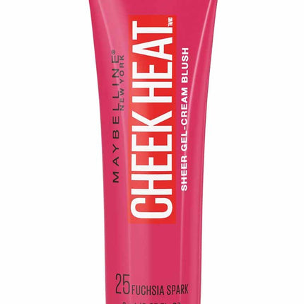 Maybelline Cheek Heat Blush Fucshia Spark - OhYouLuckyDuck.com.au