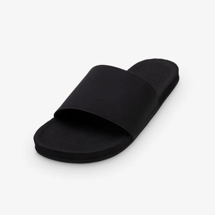 Indosole Men Slide Sandal Black Size 12