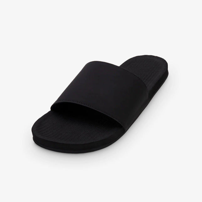 Indosole Men Slide Sandal Black Size 12