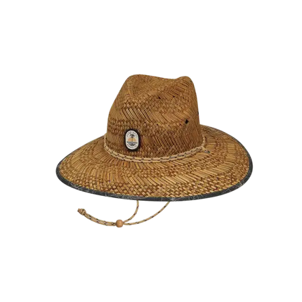 Kooringal Men's Surf Straw Barclay Hat Charcoal L/XL