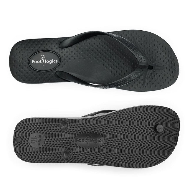 Footlogics Tiki Mens Thong Black US9
