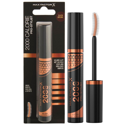 Max Factor 2000 Calorie Pro-stylist Mascara 002 Black Brown - OhYouLuckyDuck.com.au