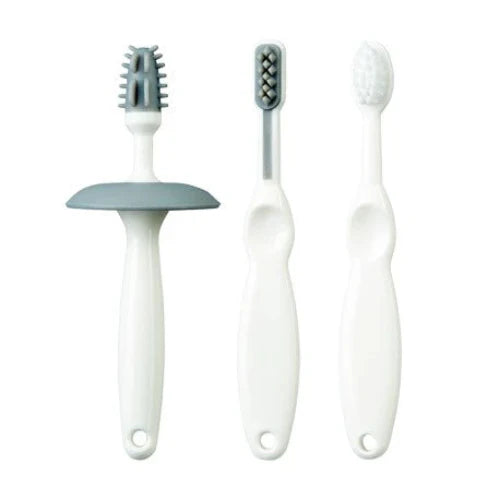Mininor Baby Toothbrush 3 Piece Set 6+Months