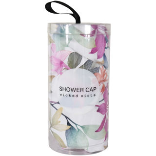 Wicked Sista Flora Shower Cap in Gift Cylinder