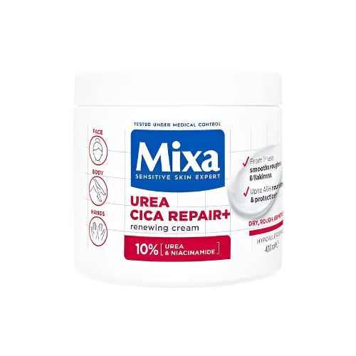 Mixa Urea Cica Repair+ Skin Renewing Cream 400ML