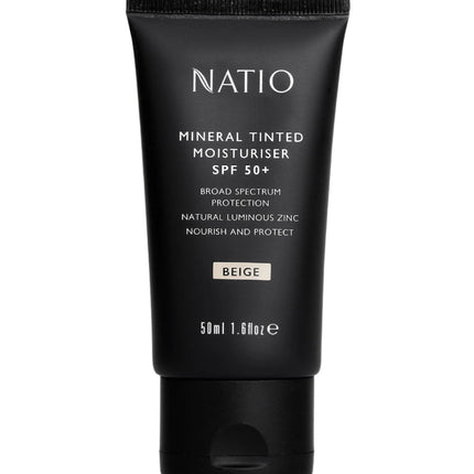 Natio Mineral Tinted Moisturiser SPF 50+ Beige