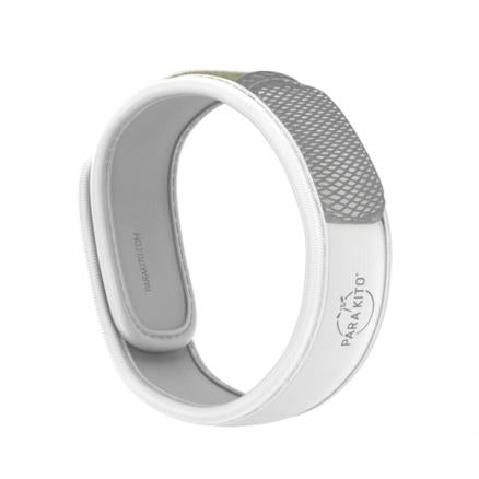 Parakito Refillable Mosquito Repellent Wristband White