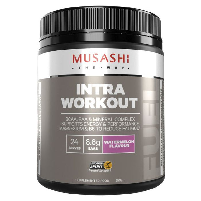 Musashi Intra Workout Watermelon 350g - OhYouLuckyDuck.com.au