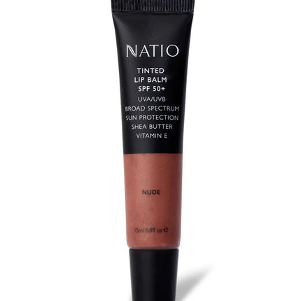 Natio Tinted Lip Balm Spf 50+ Nude - OhYouLuckyDuck.com.au