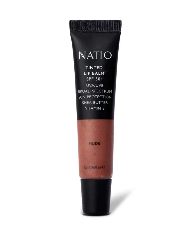 Natio Tinted Lip Balm Spf 50+ Nude - OhYouLuckyDuck.com.au