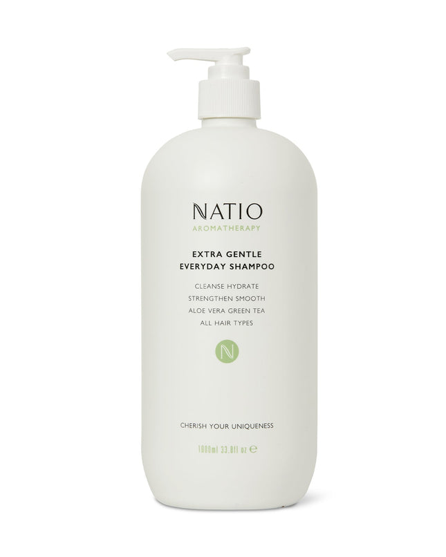Natio Aromatherapy Extra Gentle Everyday Shampoo 1L - OhYouLuckyDuck.com.au