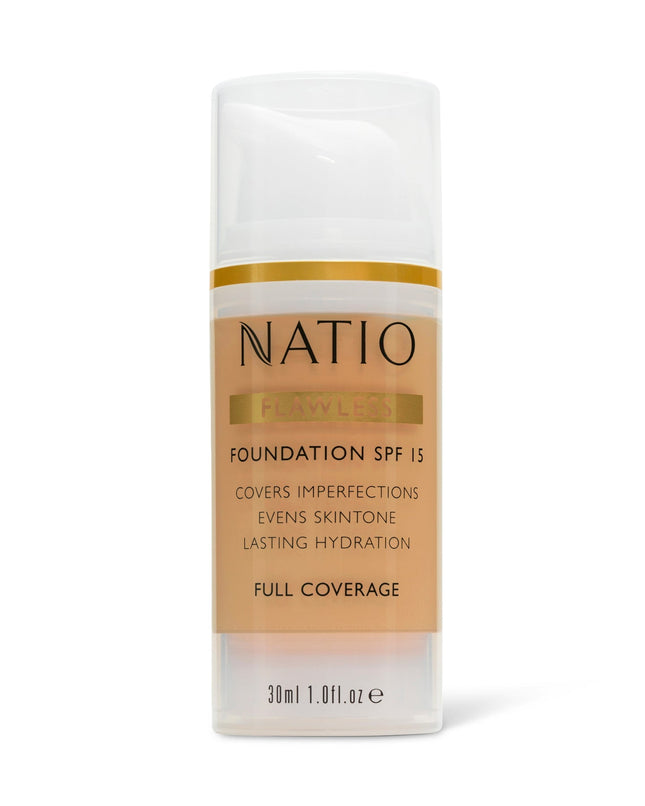 Natio Flawless Foundation SPF Medium - OhYouLuckyDuck.com.au