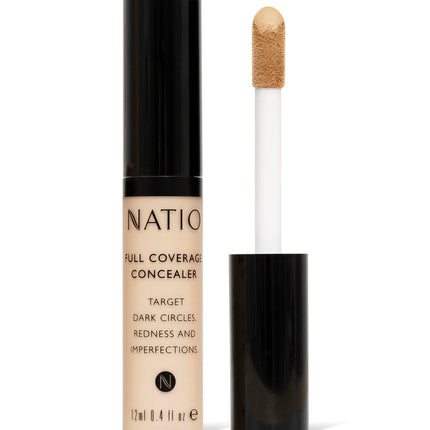 Natio Full Coverage Concealer Light - OhYouLuckyDuck.com.au