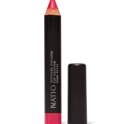 Natio Intense Colour Lip Crayon Pink Petal - OhYouLuckyDuck.com.au