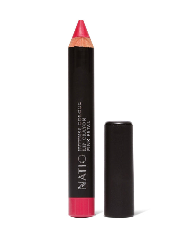 Natio Intense Colour Lip Crayon Pink Petal - OhYouLuckyDuck.com.au